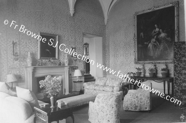 LISMORE CASTLE  DRAWING ROOM FROM SOUTH WEST